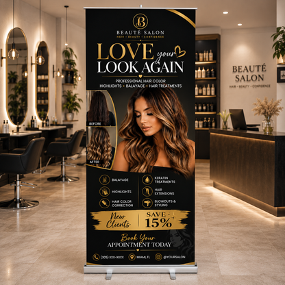 Promotional banner for Salon