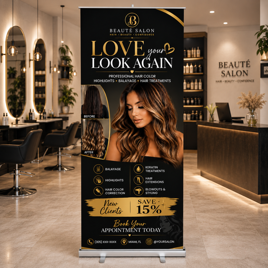 Promotional banner for Salon