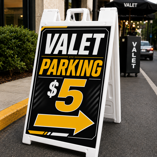 Custom A-Frame Sign – 24" × 36"